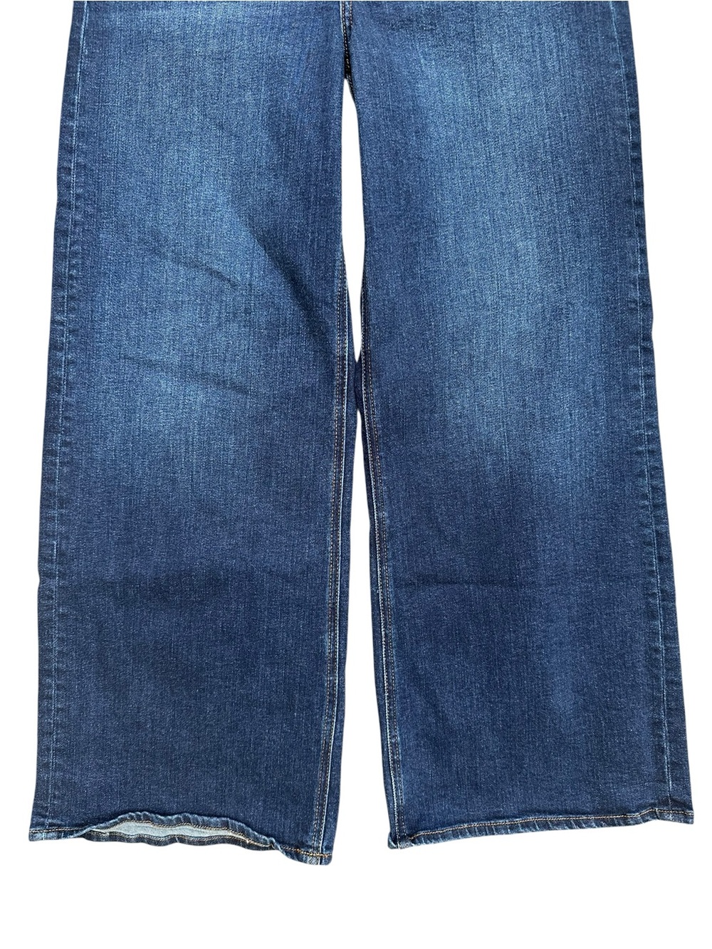 Quince “Bella Stretch” High Rise Wide Leg Dark Wash Midnight Blue Jeans 29 Short - Picture 4 of 9